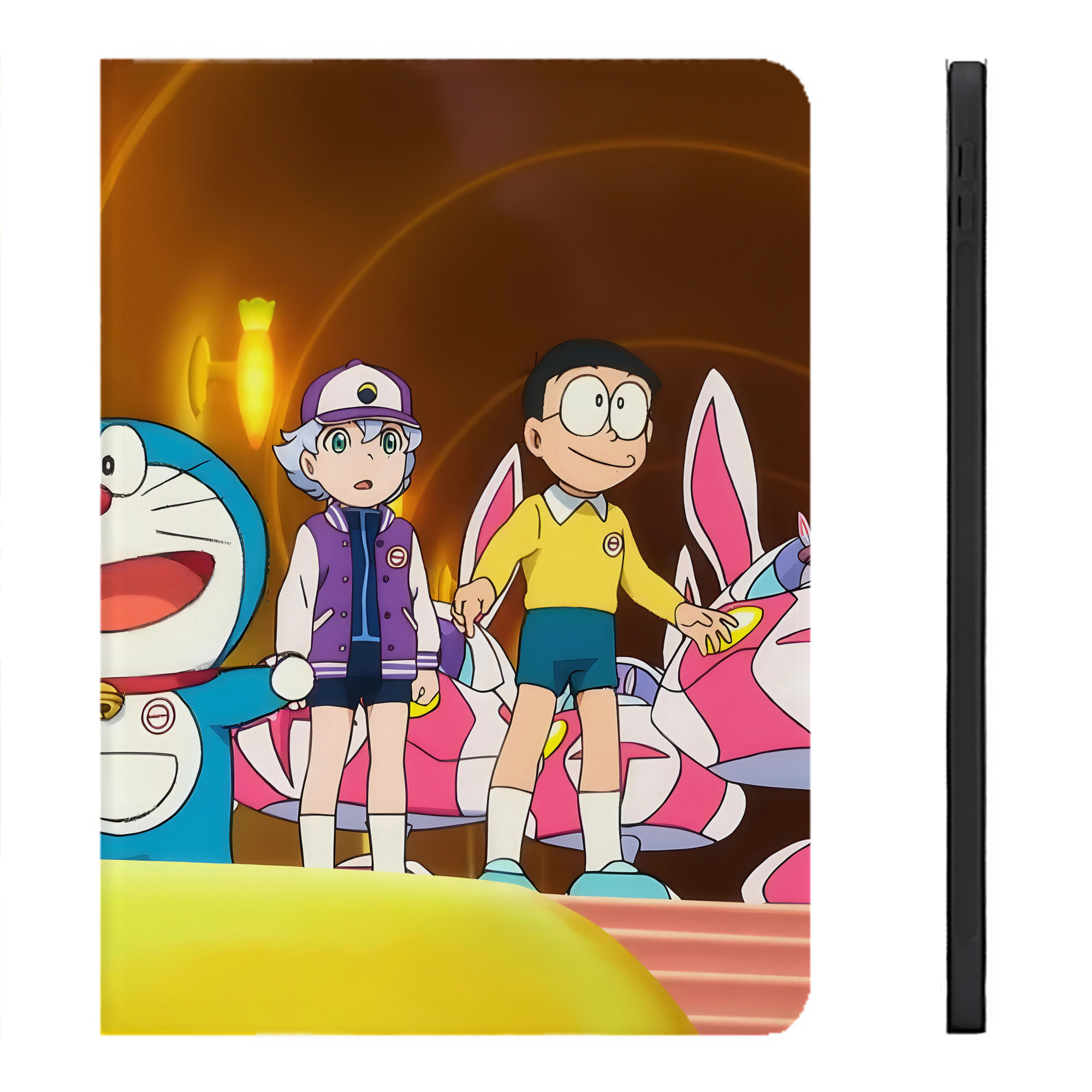 （画像用） ドラえもん Doraemon IPadケース ペンホルダー付き ブックスタイルデザイン